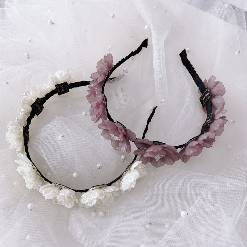 2021 New Women headwear Wedding Headband Beautiful Hair Hoop Bride Headpiece Hair Accessories For Women Girls