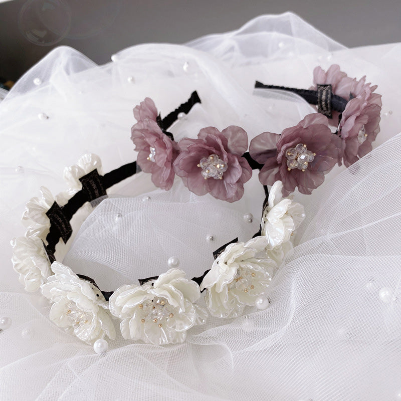 2021 New Women headwear Wedding Headband Beautiful Hair Hoop Bride Headpiece Hair Accessories For Women Girls