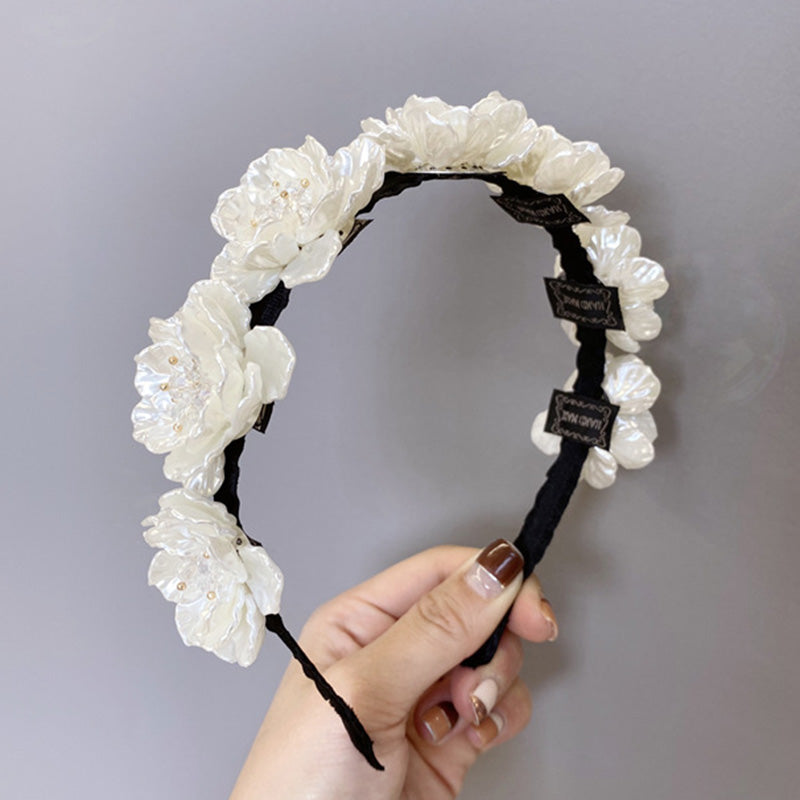 2021 New Women headwear Wedding Headband Beautiful Hair Hoop Bride Headpiece Hair Accessories For Women Girls