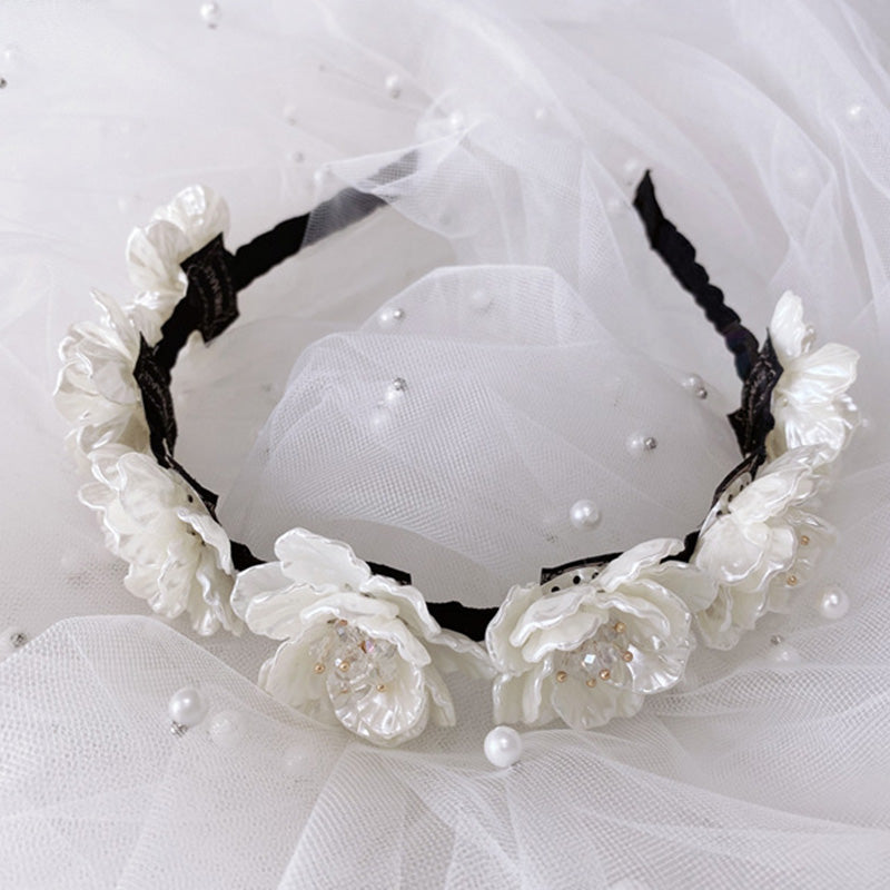 2021 New Women headwear Wedding Headband Beautiful Hair Hoop Bride Headpiece Hair Accessories For Women Girls