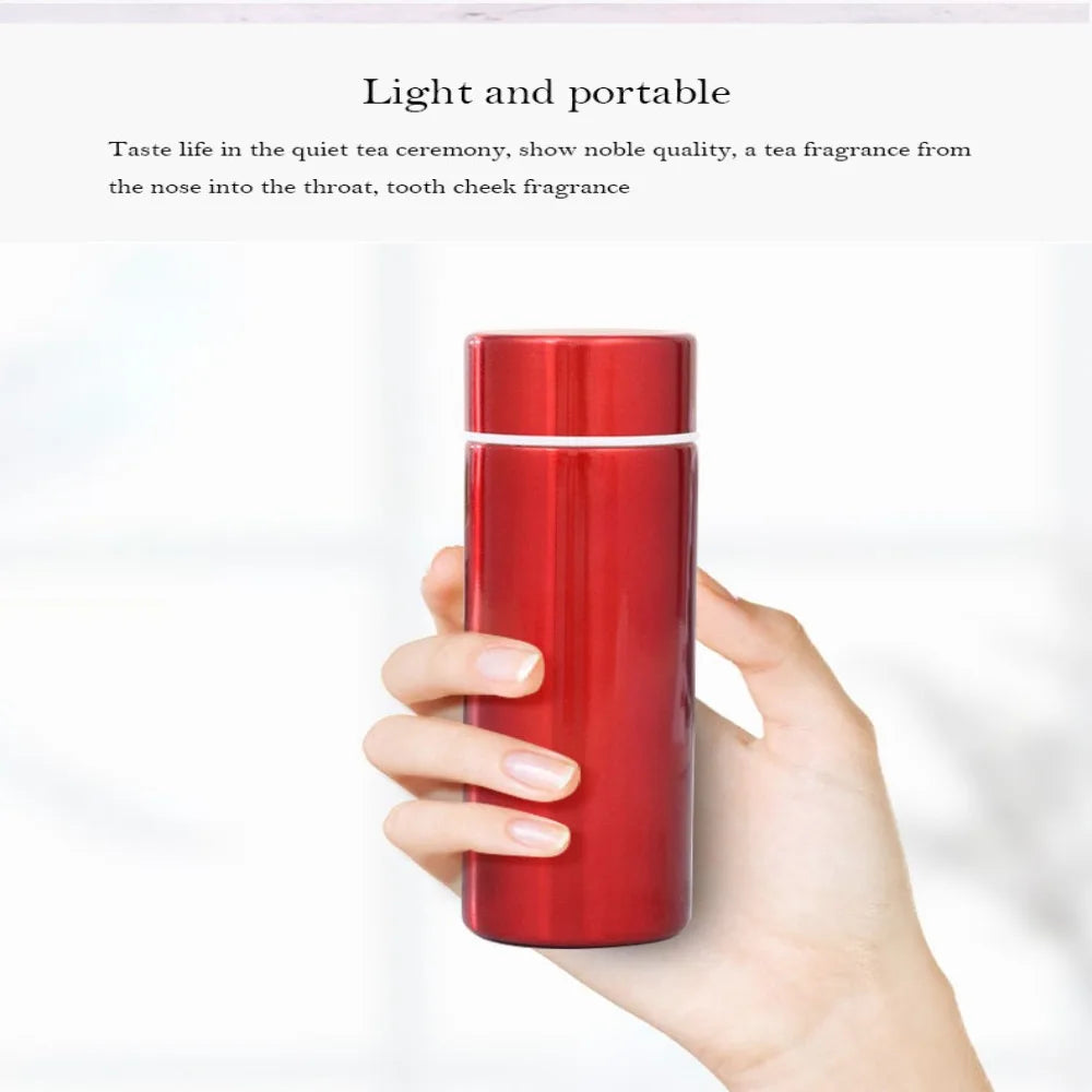 130ML Portable Pocket Thermos Bottle Stainless Steel Mini Thermal Water Bottle Insulated Flask Cup Outdoor Camping Drinkware