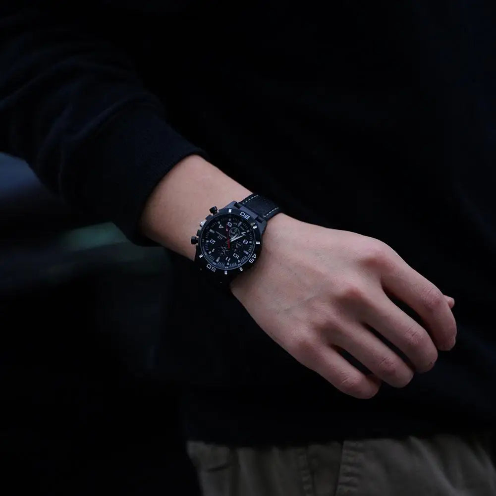 Luxury Business Men Watch Men's Fashion Watch Sports Big Dial Calendar Date Watches Digital Watches Soft Clock Shockproof