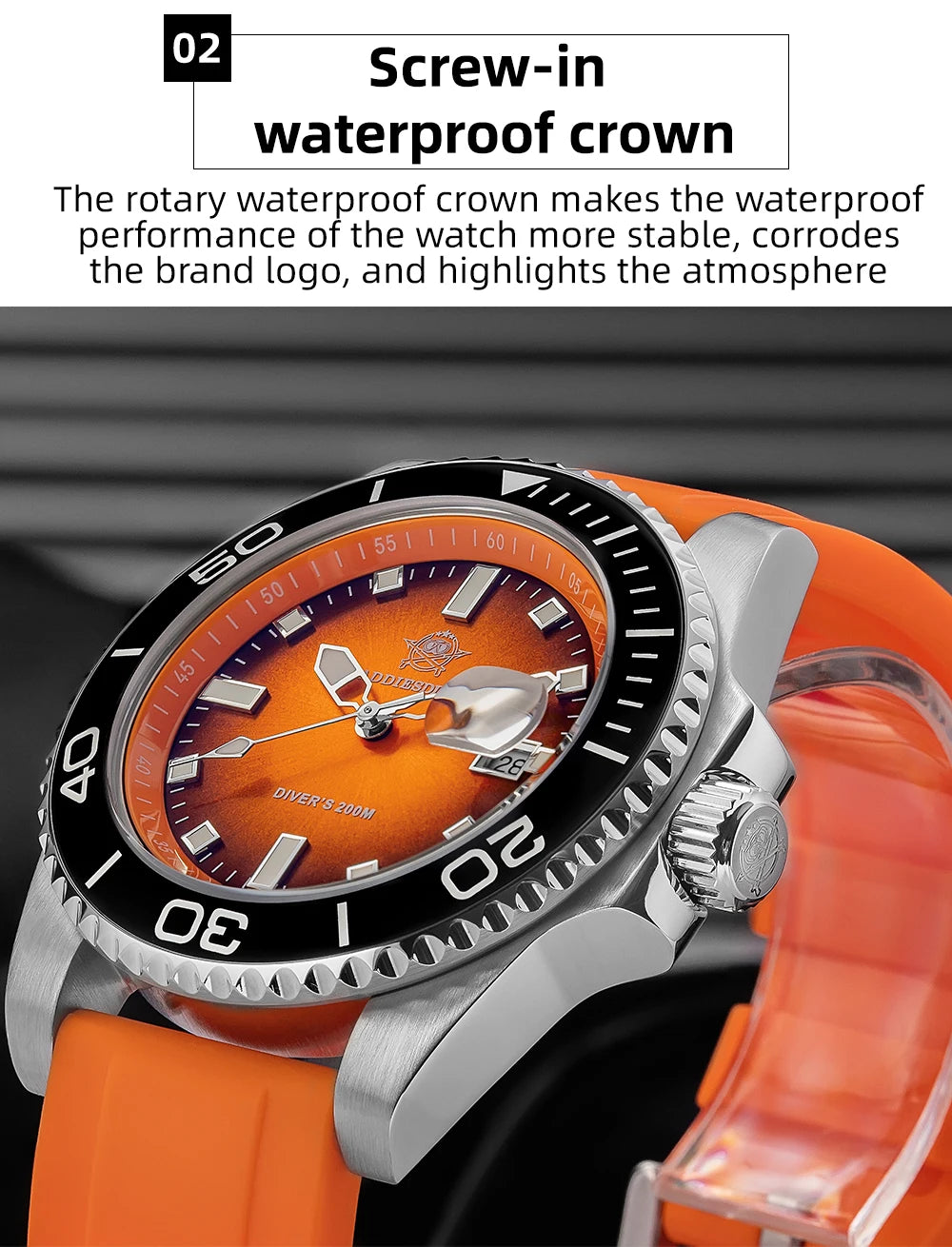 ADDIESDIVE 41mm Dive Watches For Men Ceramic Bezel BGW9 Waterproof Luminous Stainless Steel reloj hombre Colorful Dial Man Watch