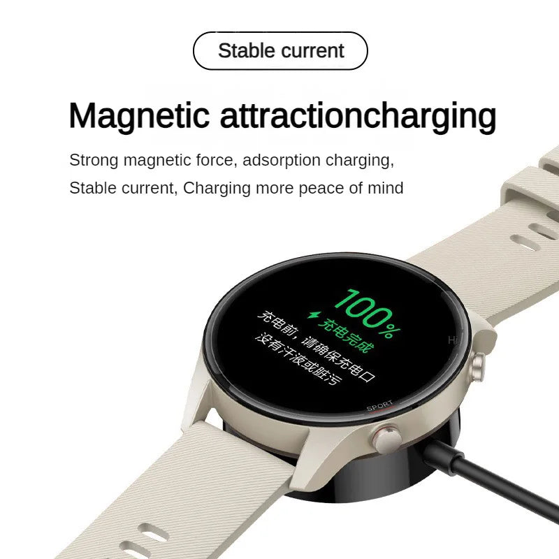 1M USB Charging Cable For Xiaomi Mi Watch Color Sports Dock Magnetic Charger Adapter Stand For Xiaomi Watch S1 active/Color 2