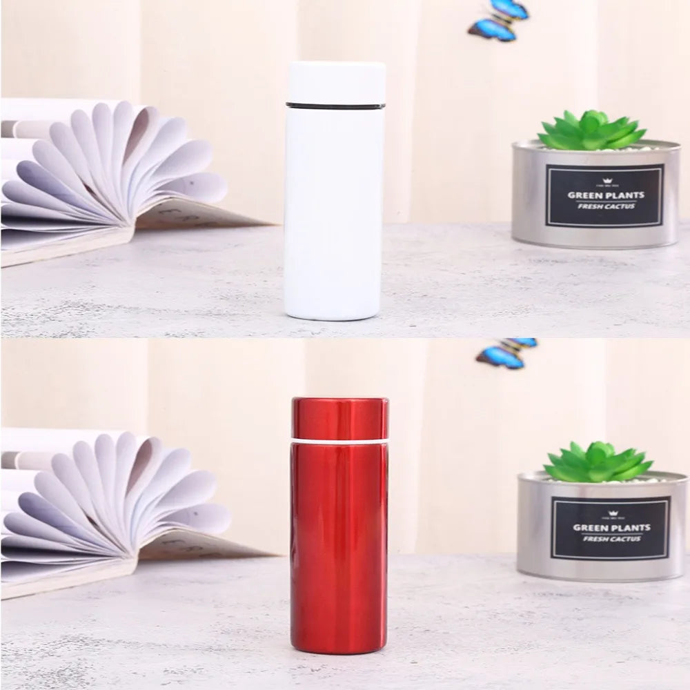 130ML Portable Pocket Thermos Bottle Stainless Steel Mini Thermal Water Bottle Insulated Flask Cup Outdoor Camping Drinkware