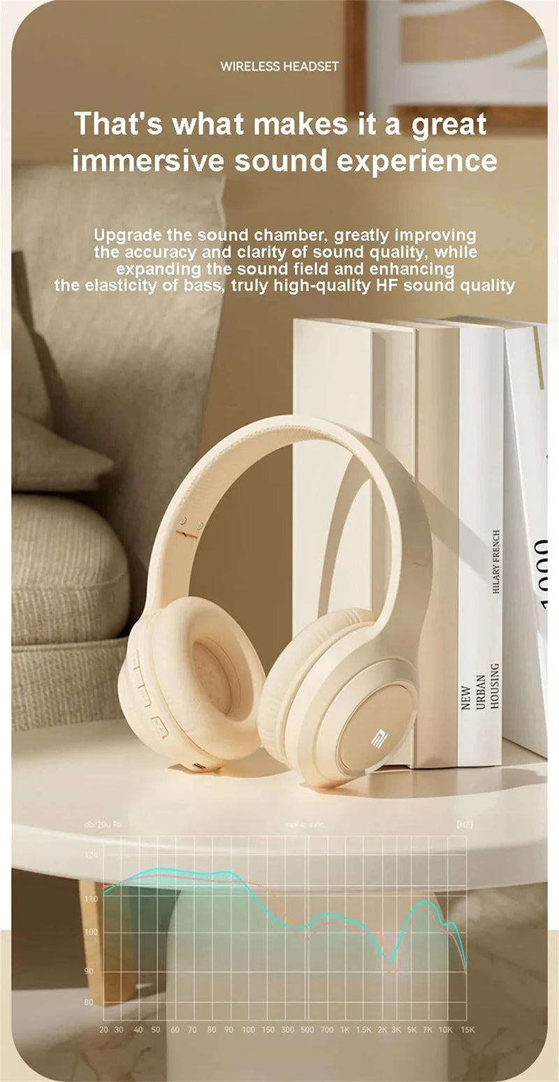 Xiaomi TH30 Wireless Headphones Bluetooth 5.3 Headset Head Mounted Noise Cancelling Headband Sport Earbuds Earphones For Running