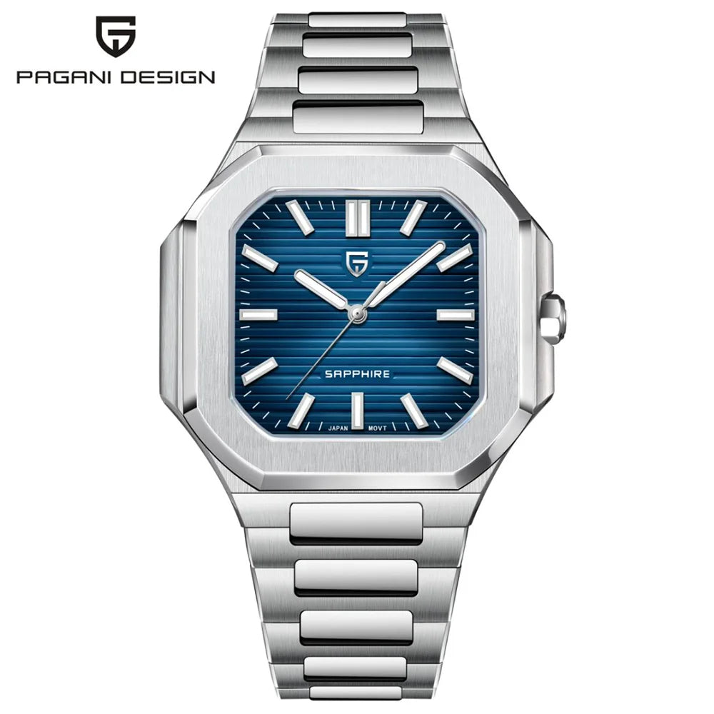 2025 New PAGANI DESIGN Luxury Men Quartz Watches Top Brand Sapphire Glass AR Coated Watch 50M Waterproof Luminous Watch for Men