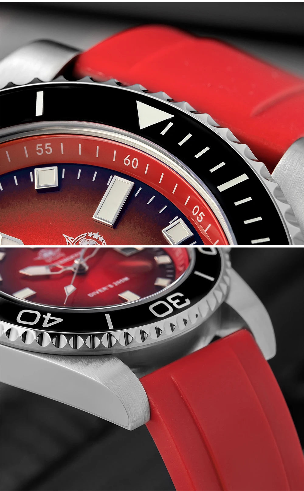 ADDIESDIVE 41mm Dive Watches For Men Ceramic Bezel BGW9 Waterproof Luminous Stainless Steel reloj hombre Colorful Dial Man Watch