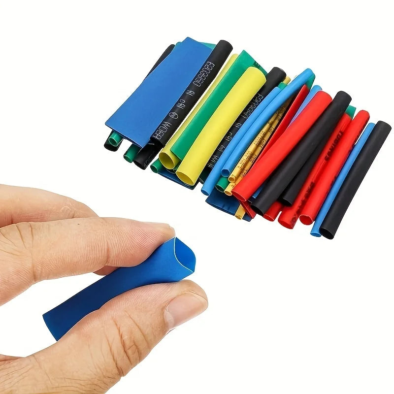 164/560pcs Polyolefin Heat Shrink Tubing Set | 2:1 Shrink Ratio for Wires Cables Multicolor Sleeves | Perfect for Soldiering | Durable | Multicolors
