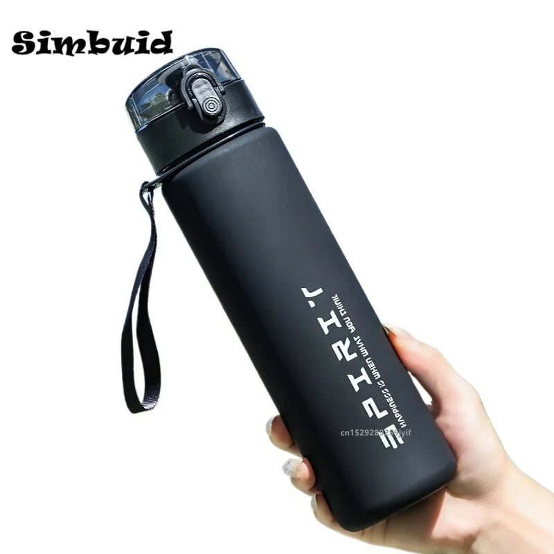 800ml Large Capacity Sports Water Bottle Leak Proof Plastic Drinking Cup With Time Scale Suitable For Travel Fitness Sports