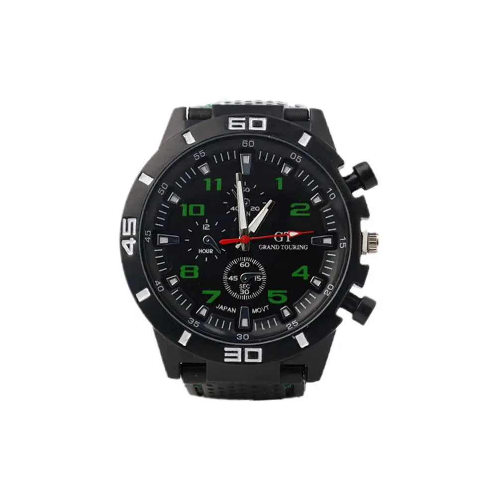 Luxury Business Men Watch Men's Fashion Watch Sports Big Dial Calendar Date Watches Digital Watches Soft Clock Shockproof