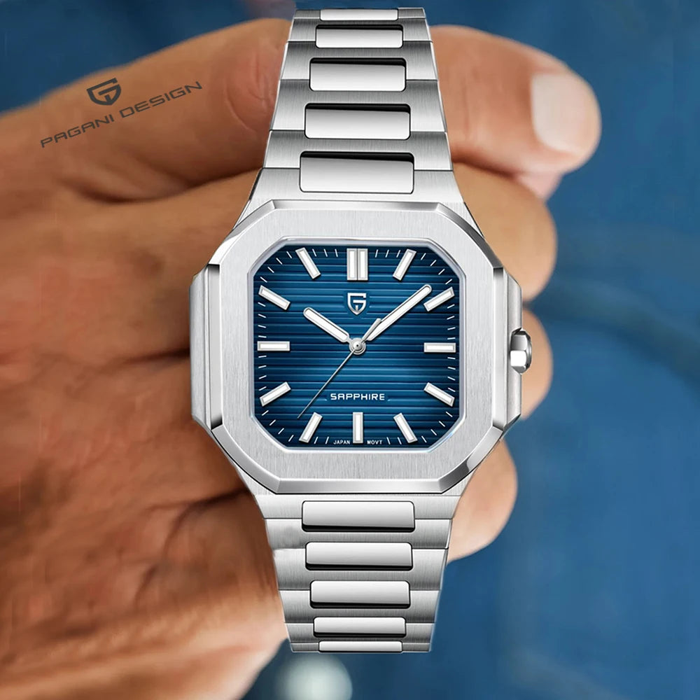 2025 New PAGANI DESIGN Luxury Men Quartz Watches Top Brand Sapphire Glass AR Coated Watch 50M Waterproof Luminous Watch for Men