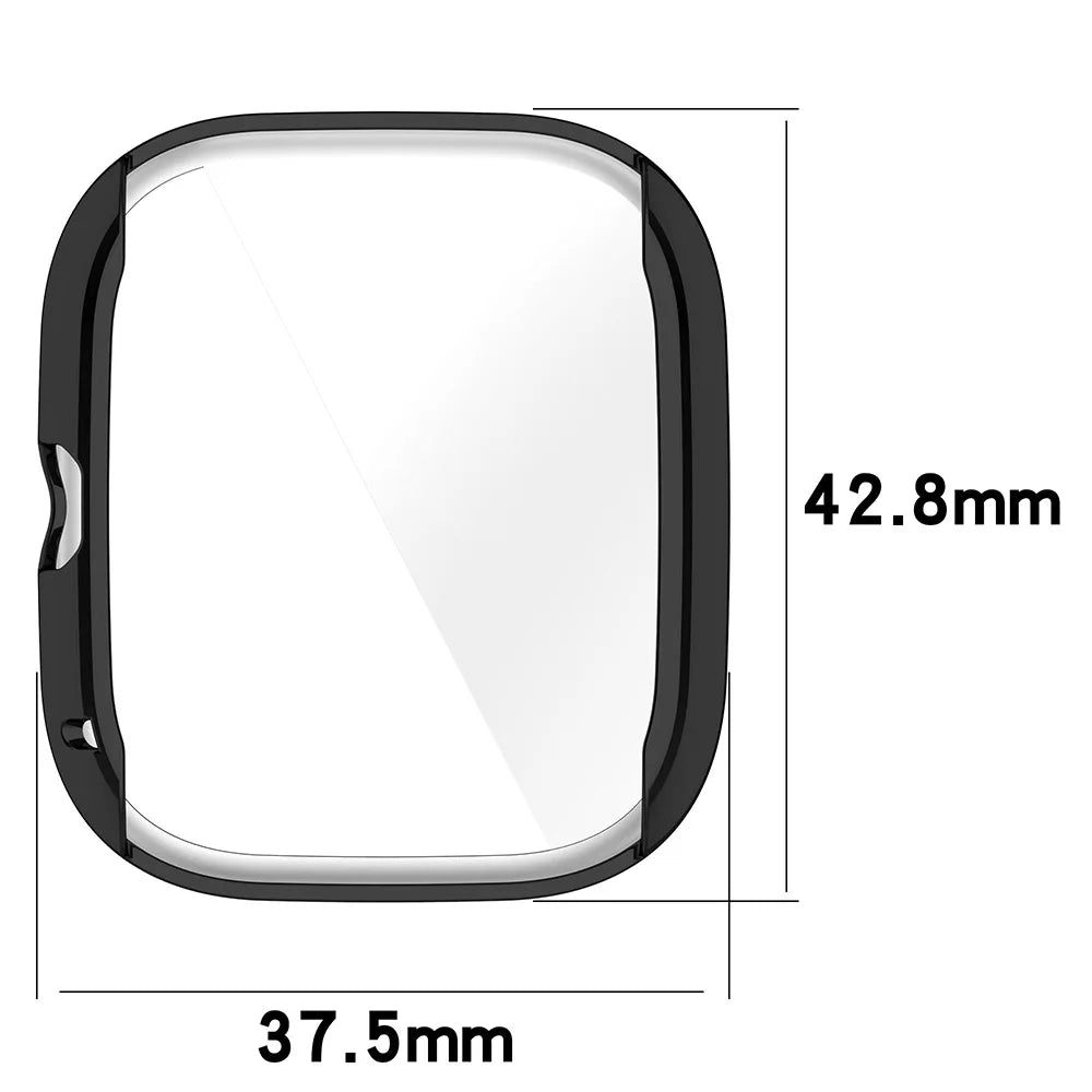 Full Screen Protector For Huami Amazfit GTS 4 Mini Electroplated TPU Protective Case Cover Shell Bumper