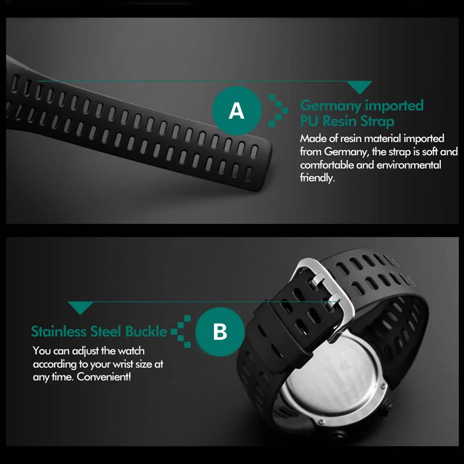 YIKAZE X01 Men's Digital Watches Multifunction Military Men Sports Wristwatch Sweatproof Luminous  Man Student Electronic Watch