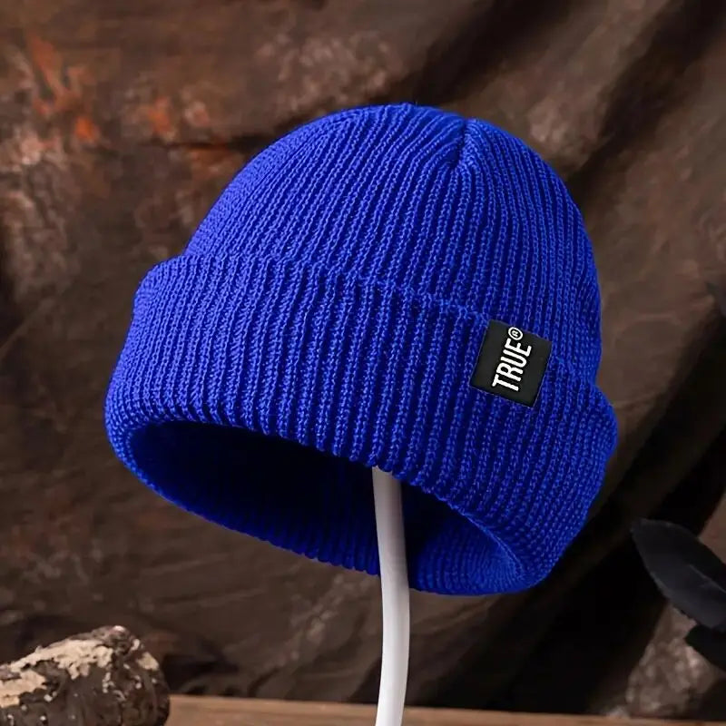 1 piece / 3 pieces knitted hats - warm hats for autumn and winter - suitable for both men and women - plain-colored woolen hats