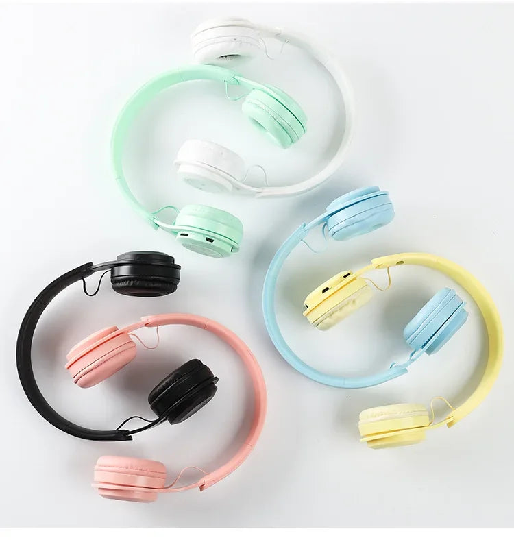 Stereo Y08 Headset 5.3 Bluetooth Headset Folding Wireless Sports Earphone Gaming Headsets Over-ear Headphones for Android ios
