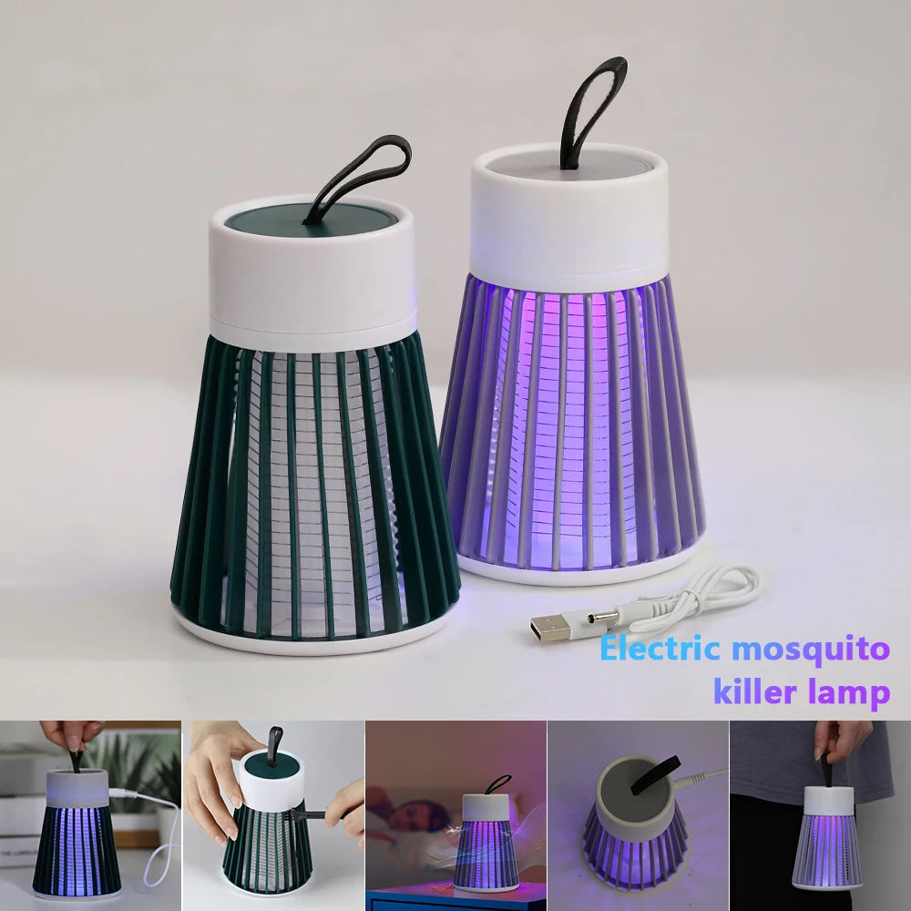 Electric Shock Mosquito Killer Lamp | USB 5V Fly Trap Zapper | Insect Killer Repellent | Bedroom / Outdoor Anti Mosquito Trap