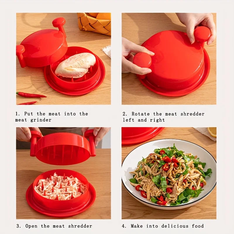 Chicken Meat Shredder Manual Washable Reusable Beef Mincer Creative Chicken Separator Breast Slicer Meat Crusher Kitchen Gadgets