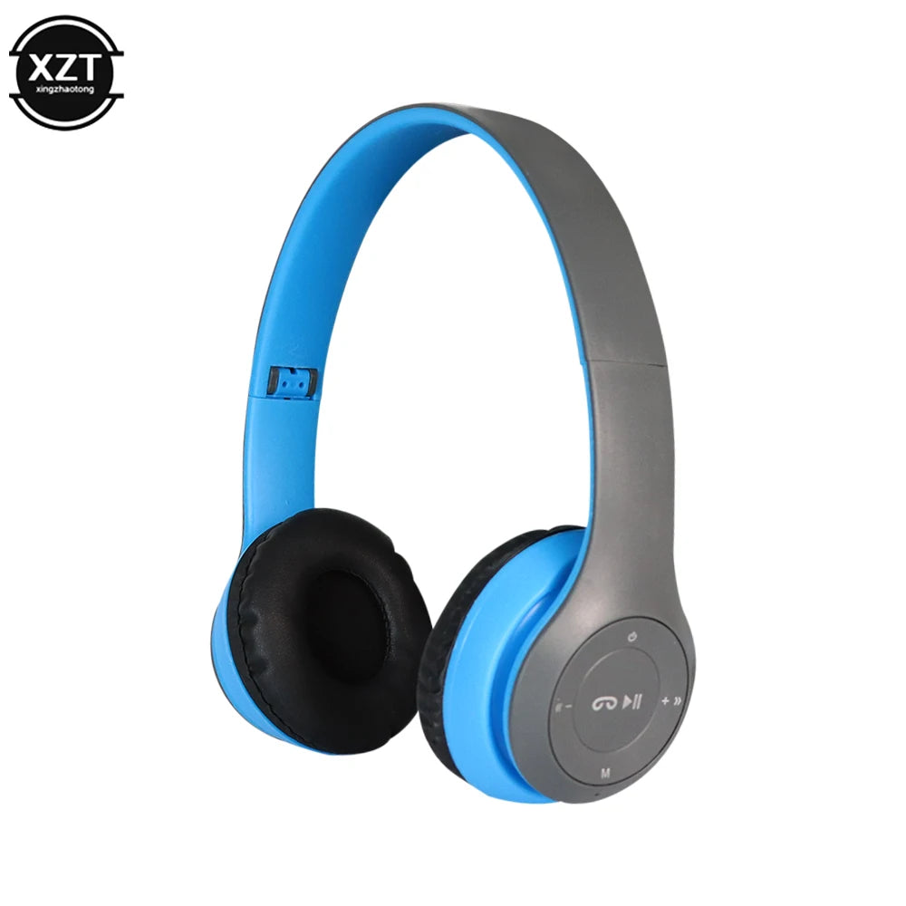 P47 Bluetooth Headset Fone De Ouvido Sem Fio Wireless Headphone Over Ear Music Handsfree Earphone With Microphone For Men Women