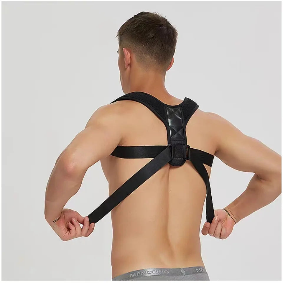 Adjustable Back Shoulder Posture Corrector Belt Clavicle Spine Support Reshape Your Body Home Office Sport Upper Back Neck Brace