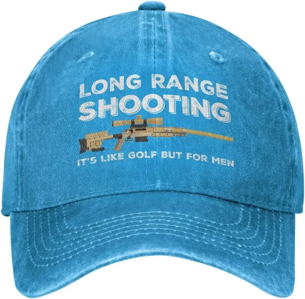 Funny Hat Long Ranges Shooting It's Like Golf But for Men Hat for Men Dad Hats Vintage Cap