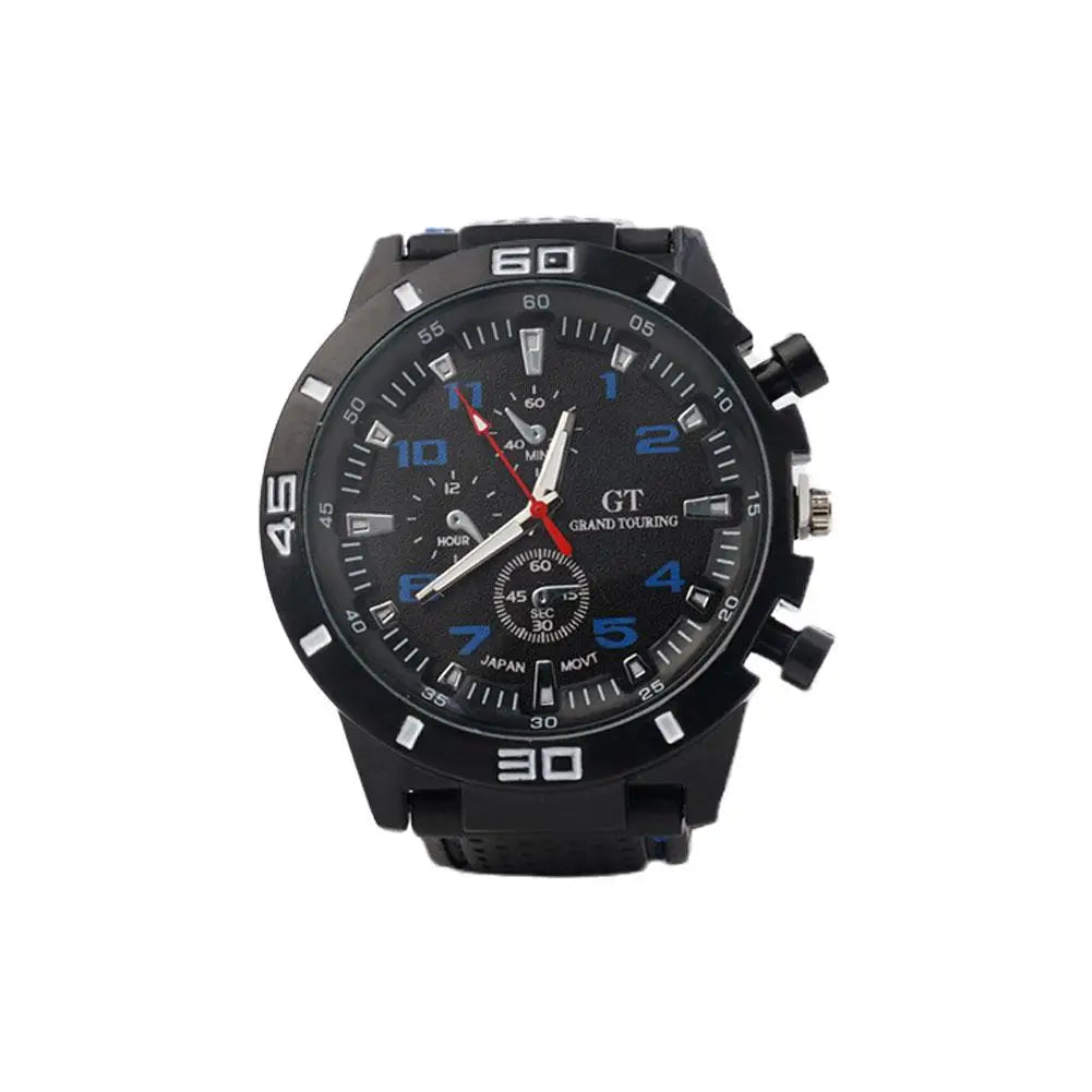 Luxury Business Men Watch Men's Fashion Watch Sports Big Dial Calendar Date Watches Digital Watches Soft Clock Shockproof