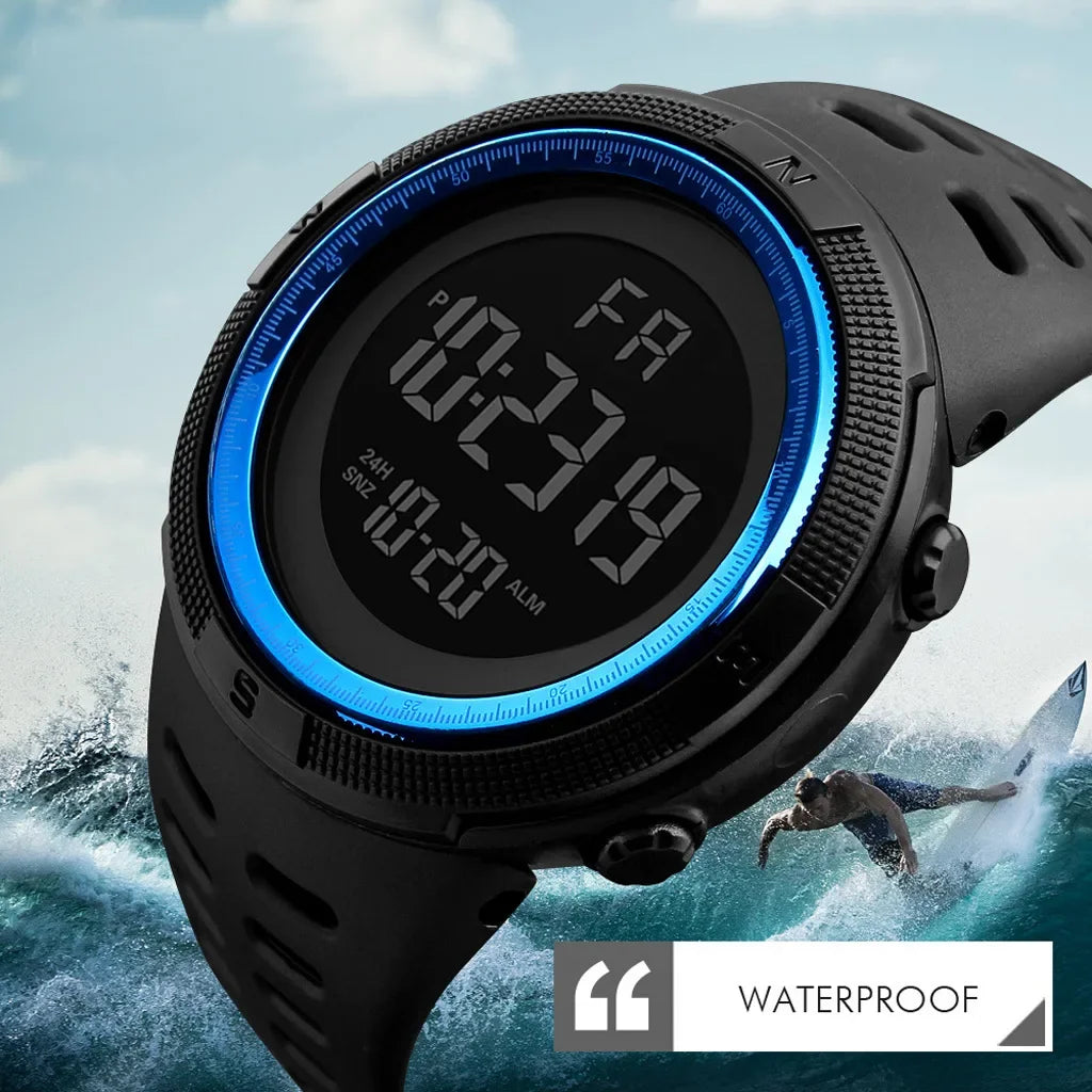 YIKAZE X01 Men's Digital Watches Multifunction Military Men Sports Wristwatch Sweatproof Luminous  Man Student Electronic Watch
