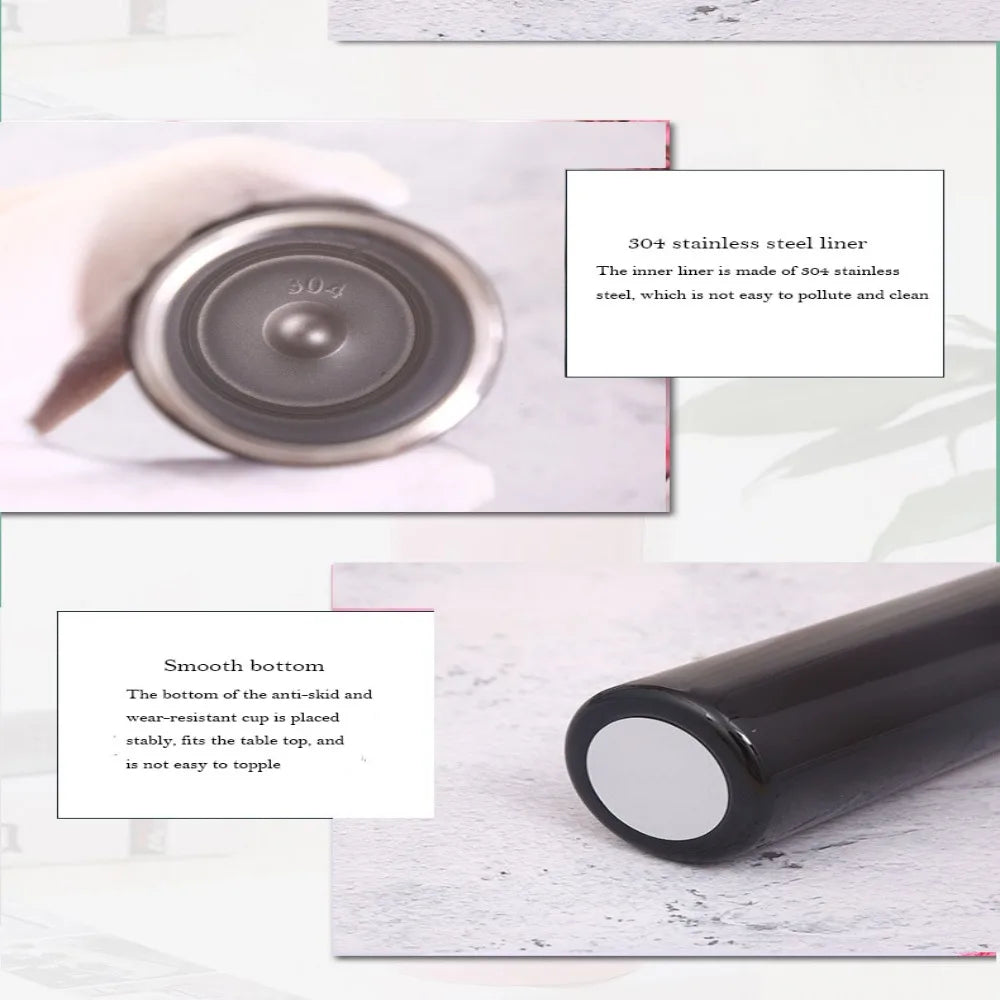 130ML Portable Pocket Thermos Bottle Stainless Steel Mini Thermal Water Bottle Insulated Flask Cup Outdoor Camping Drinkware