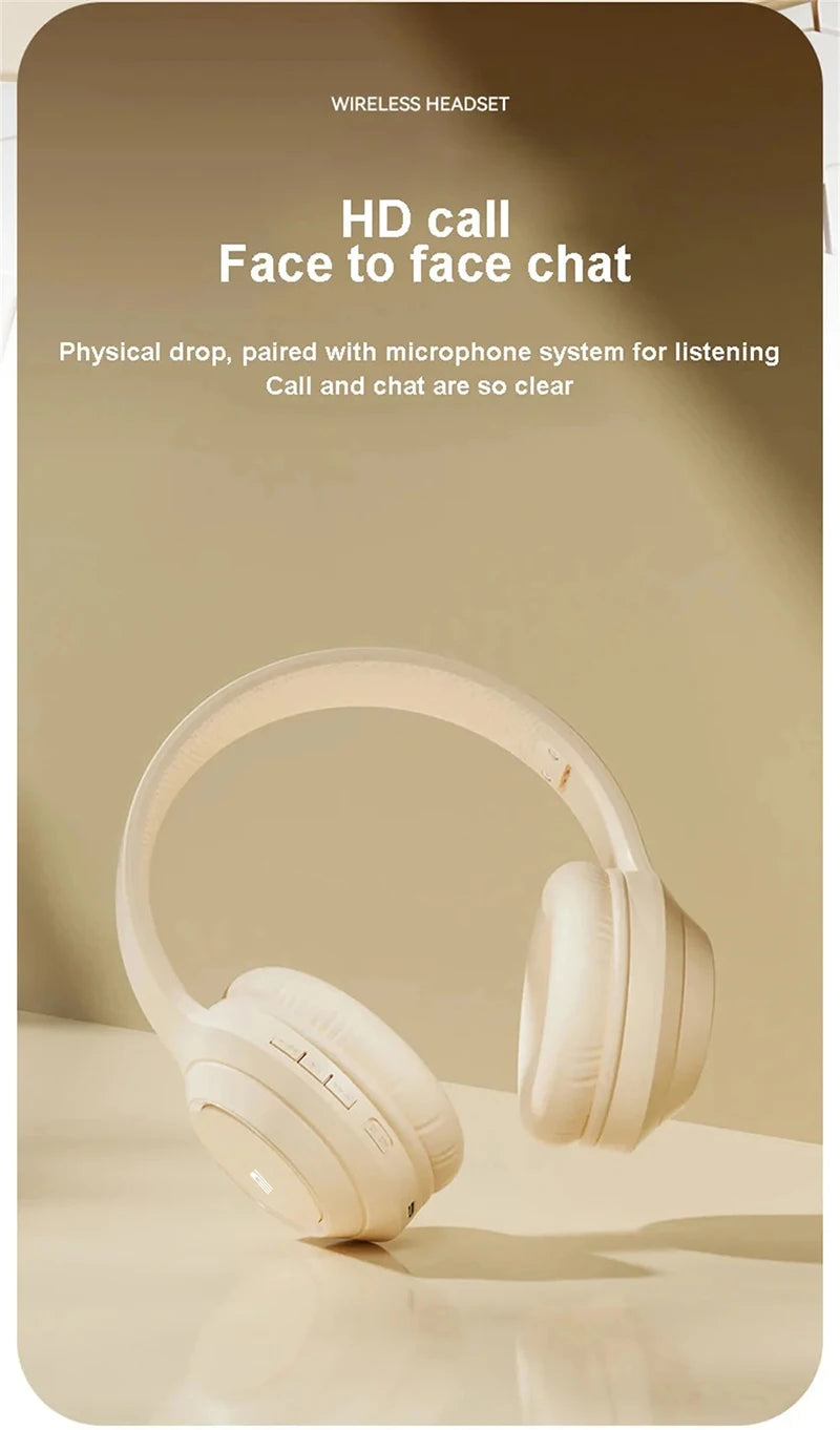Xiaomi TH30 Wireless Headphones Bluetooth 5.3 Headset Head Mounted Noise Cancelling Headband Sport Earbuds Earphones For Running