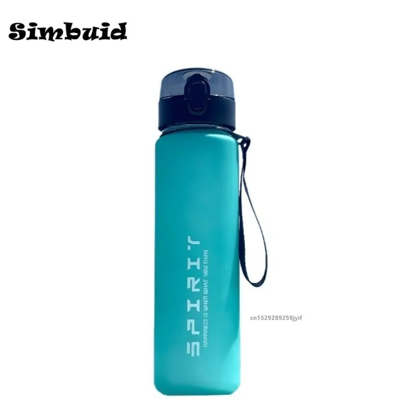 800ml Large Capacity Sports Water Bottle Leak Proof Plastic Drinking Cup With Time Scale Suitable For Travel Fitness Sports
