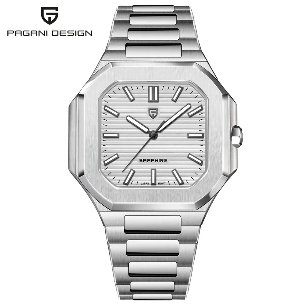 2025 New PAGANI DESIGN Luxury Men Quartz Watches Top Brand Sapphire Glass AR Coated Watch 50M Waterproof Luminous Watch for Men