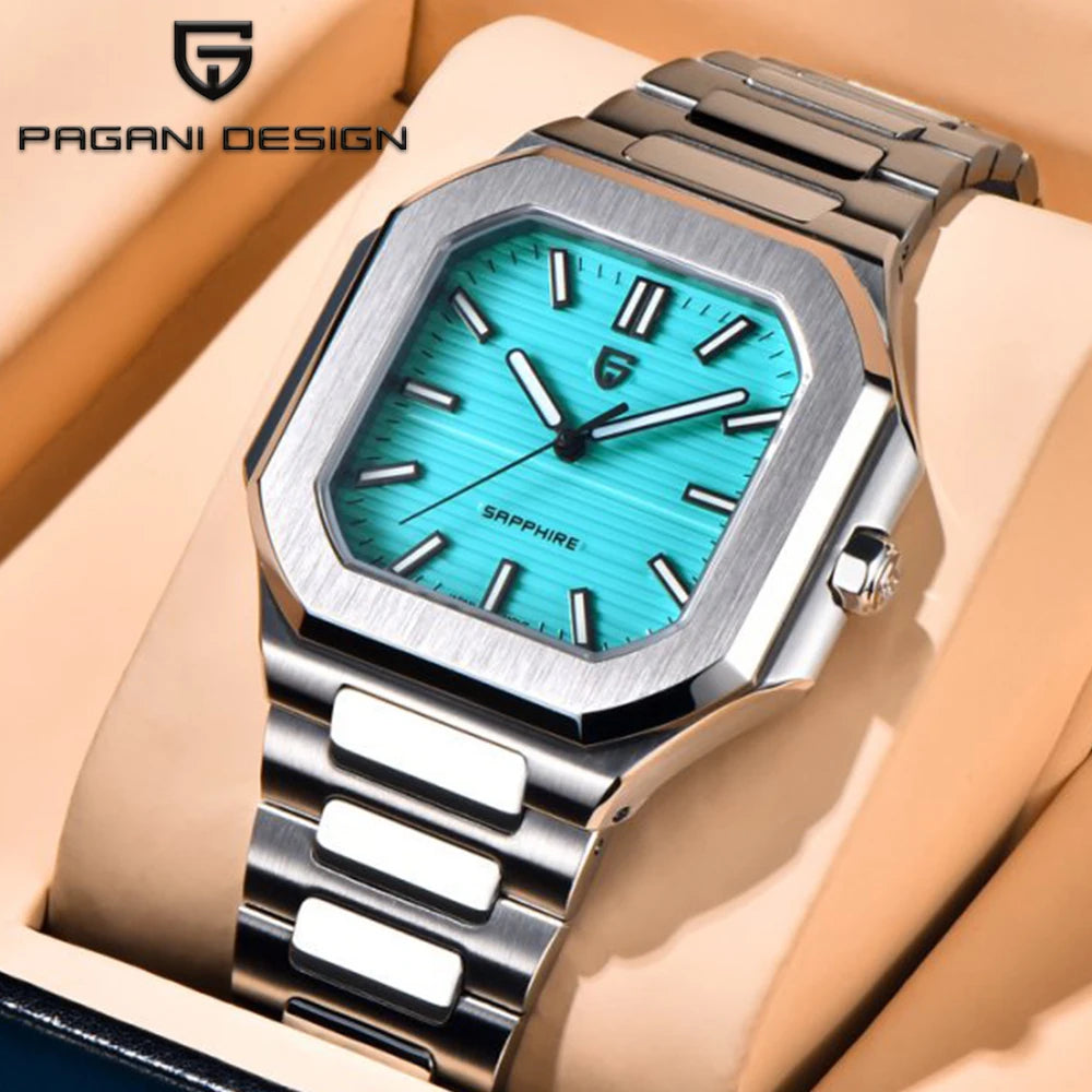 2025 New PAGANI DESIGN Luxury Men Quartz Watches Top Brand Sapphire Glass AR Coated Watch 50M Waterproof Luminous Watch for Men
