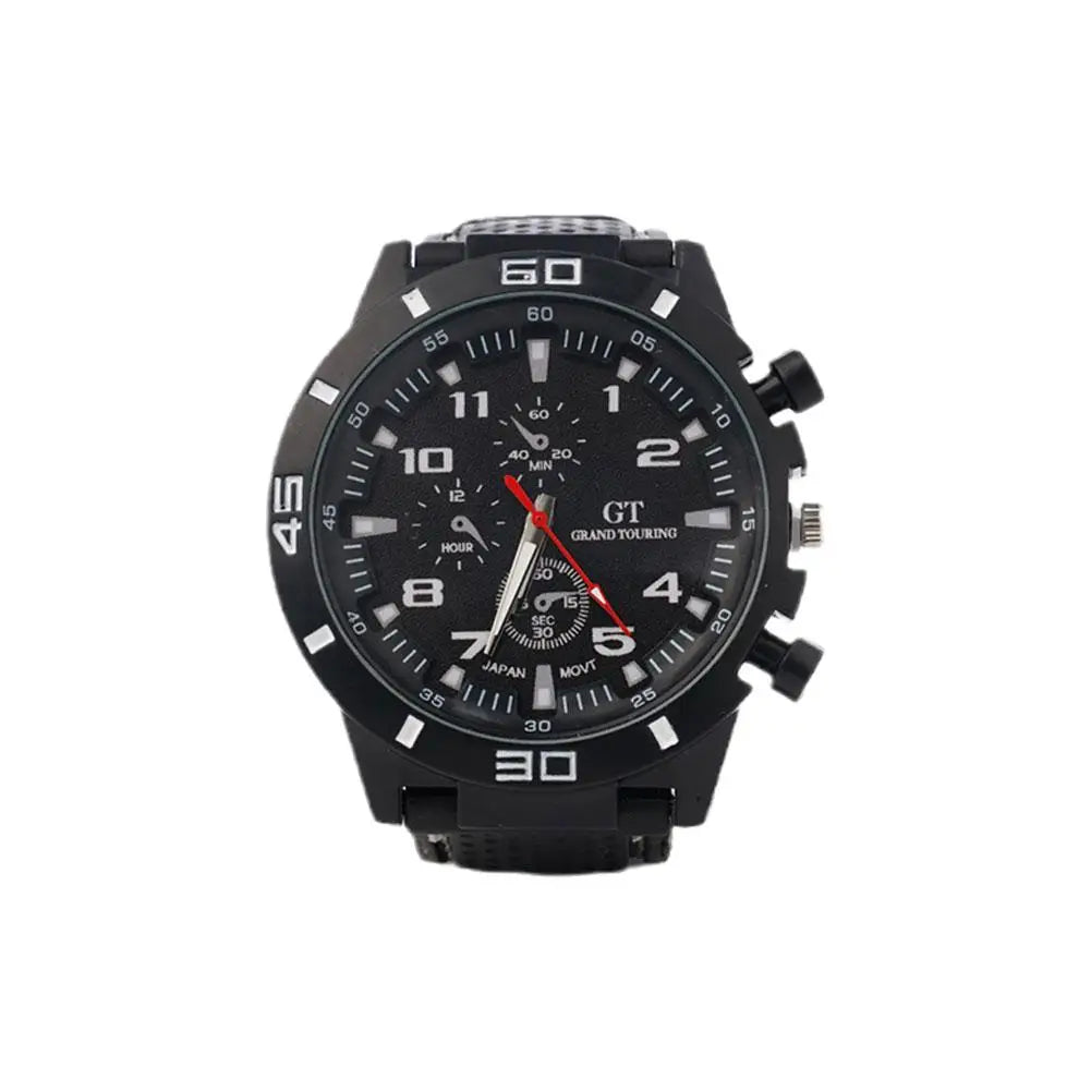 Luxury Business Men Watch Men's Fashion Watch Sports Big Dial Calendar Date Watches Digital Watches Soft Clock Shockproof