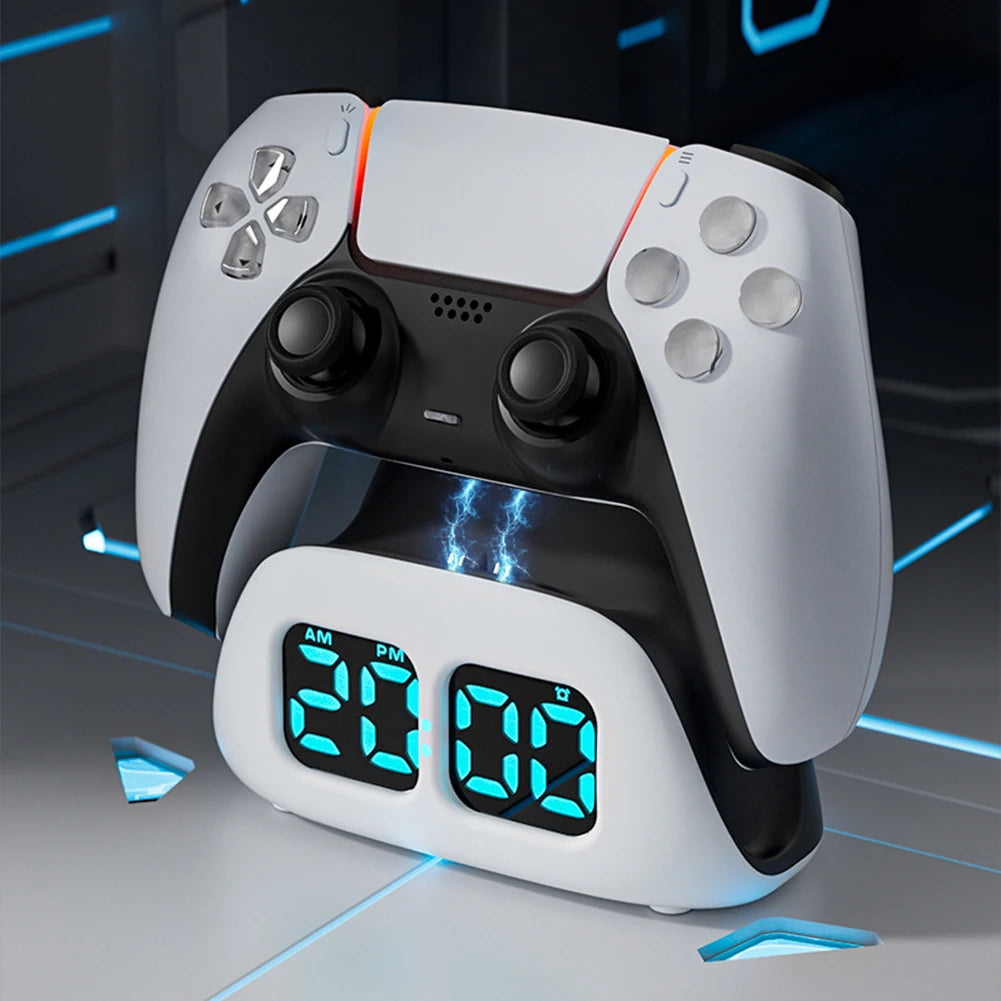 Charging Station Game Accessories Controller Charging Clock Base for PS 5 Accessories Kits