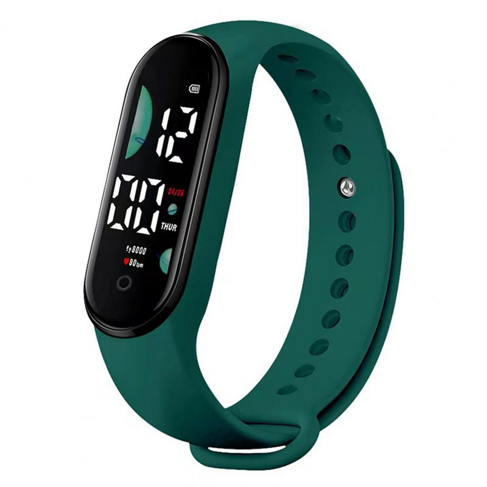 Hot !!M9 Electronic Watch LED Touch Control Waterproof Casual Multifunctional Week Time Display Men Women Unisex Sports Watch