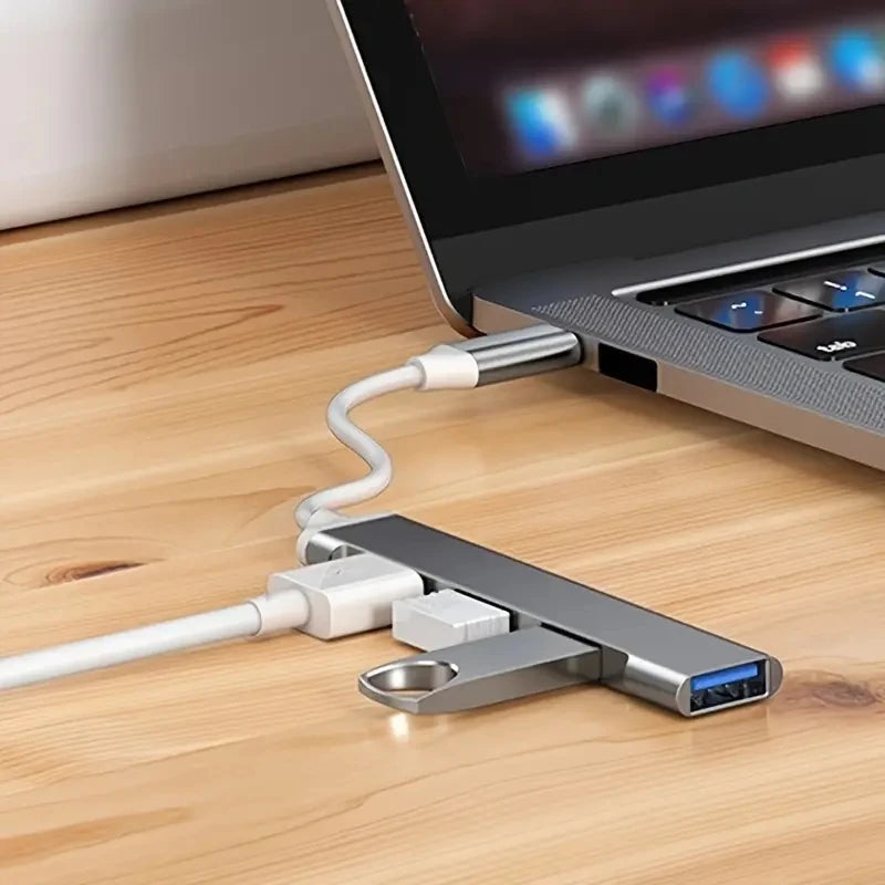 4 Port Multi Splitter Type C HUB 3.0 USB 3.1 Adapter OTG For Xiaomi Lenovo Macbook 13 15 Air Pro PC Computer Accessories