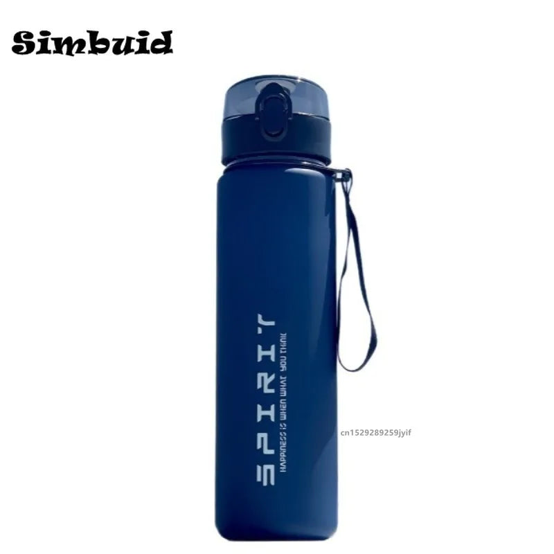 800ml Large Capacity Sports Water Bottle Leak Proof Plastic Drinking Cup With Time Scale Suitable For Travel Fitness Sports
