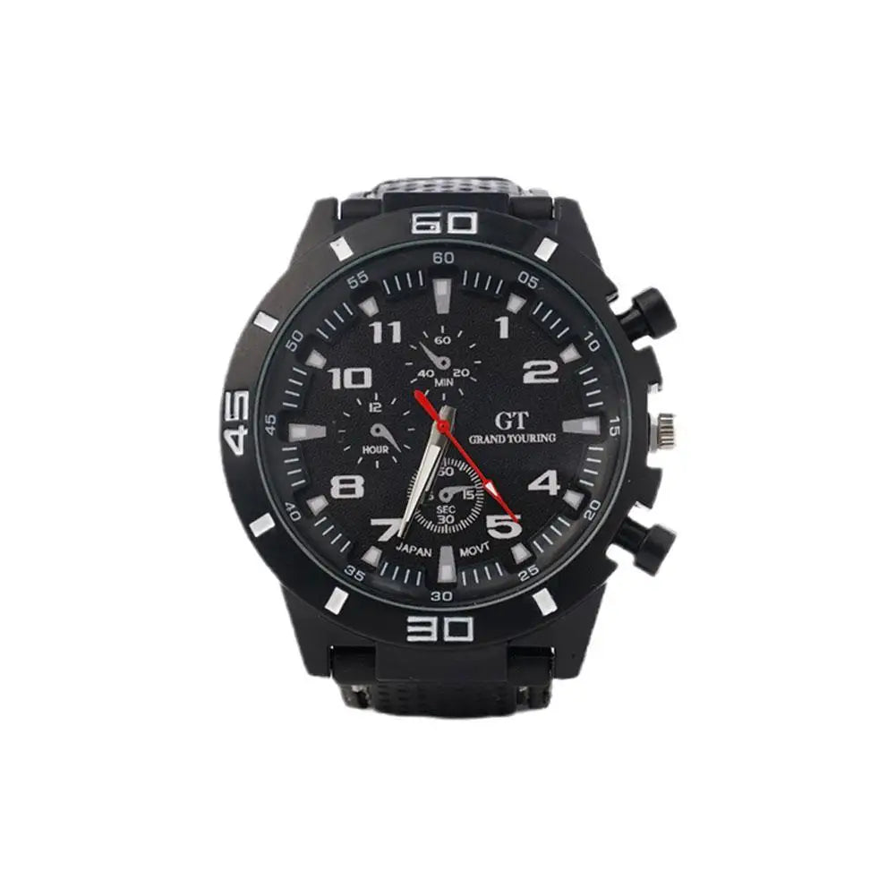 Luxury Business Men Watch Men's Fashion Watch Sports Big Dial Calendar Date Watches Digital Watches Soft Clock Shockproof