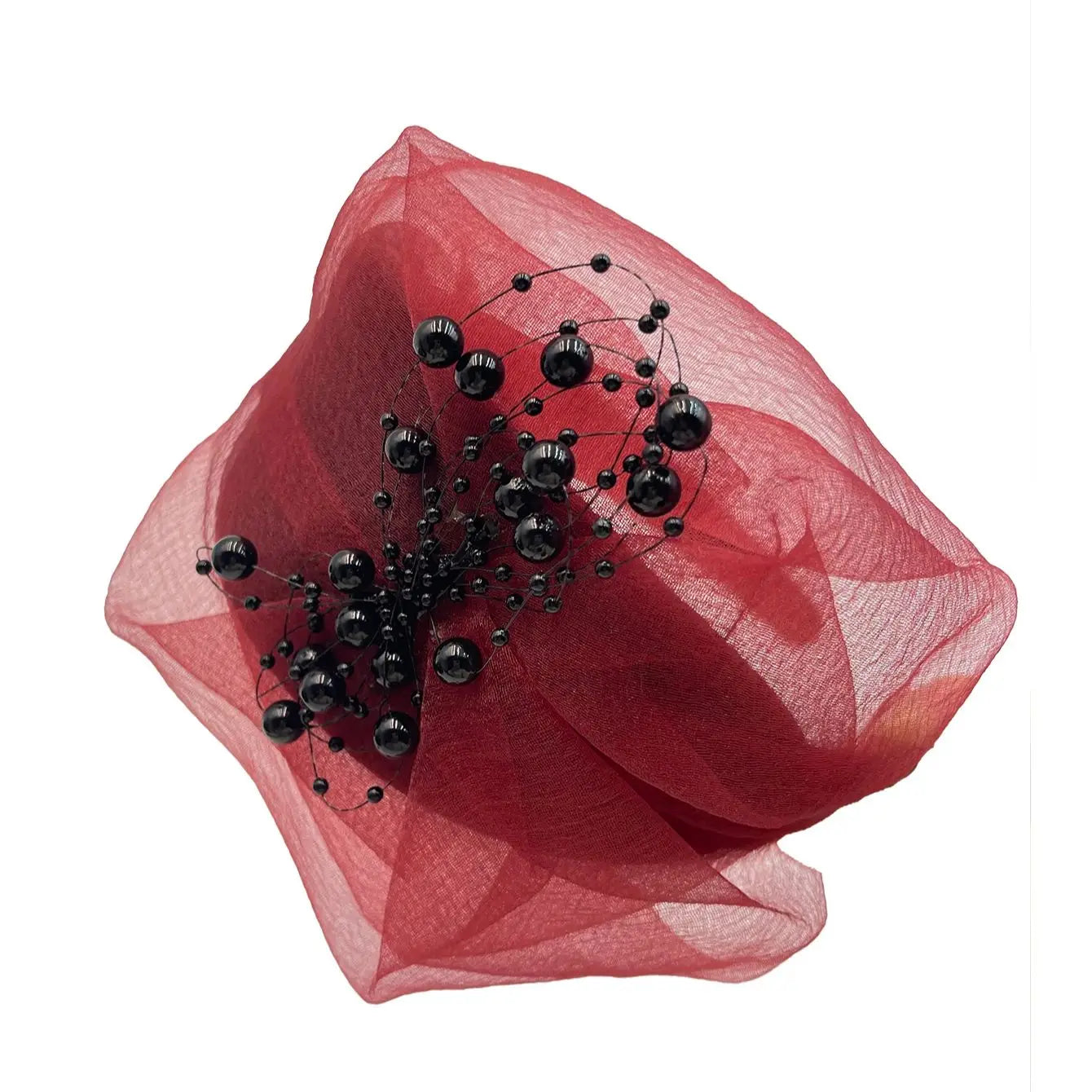 Fashionable and versatile dinner headpiece, half hat, breathable high headband, French top hat