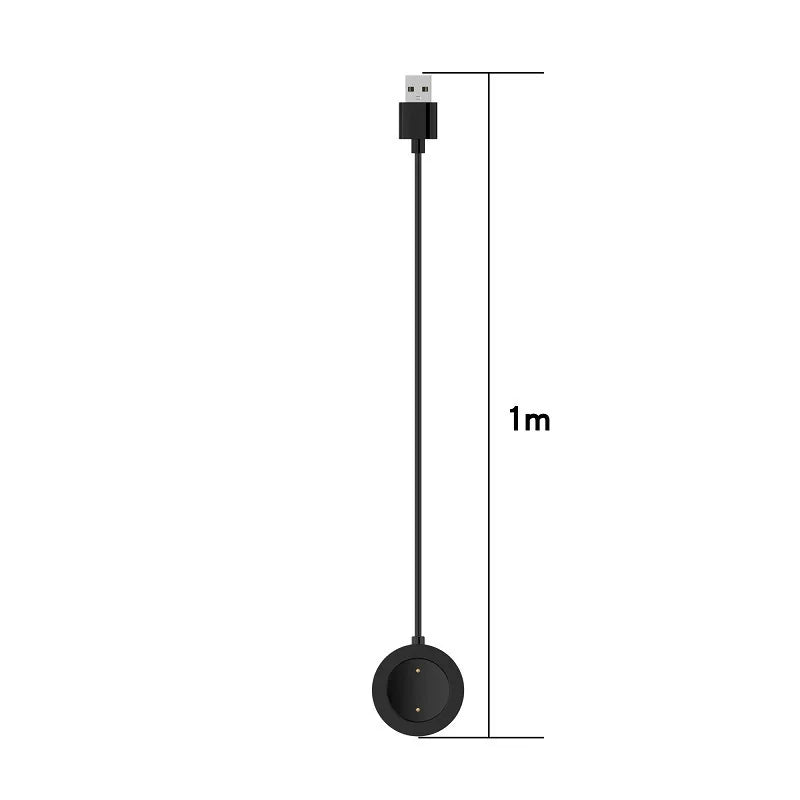 1M USB Charging Cable For Xiaomi Mi Watch Color Sports Dock Magnetic Charger Adapter Stand For Xiaomi Watch S1 active/Color 2