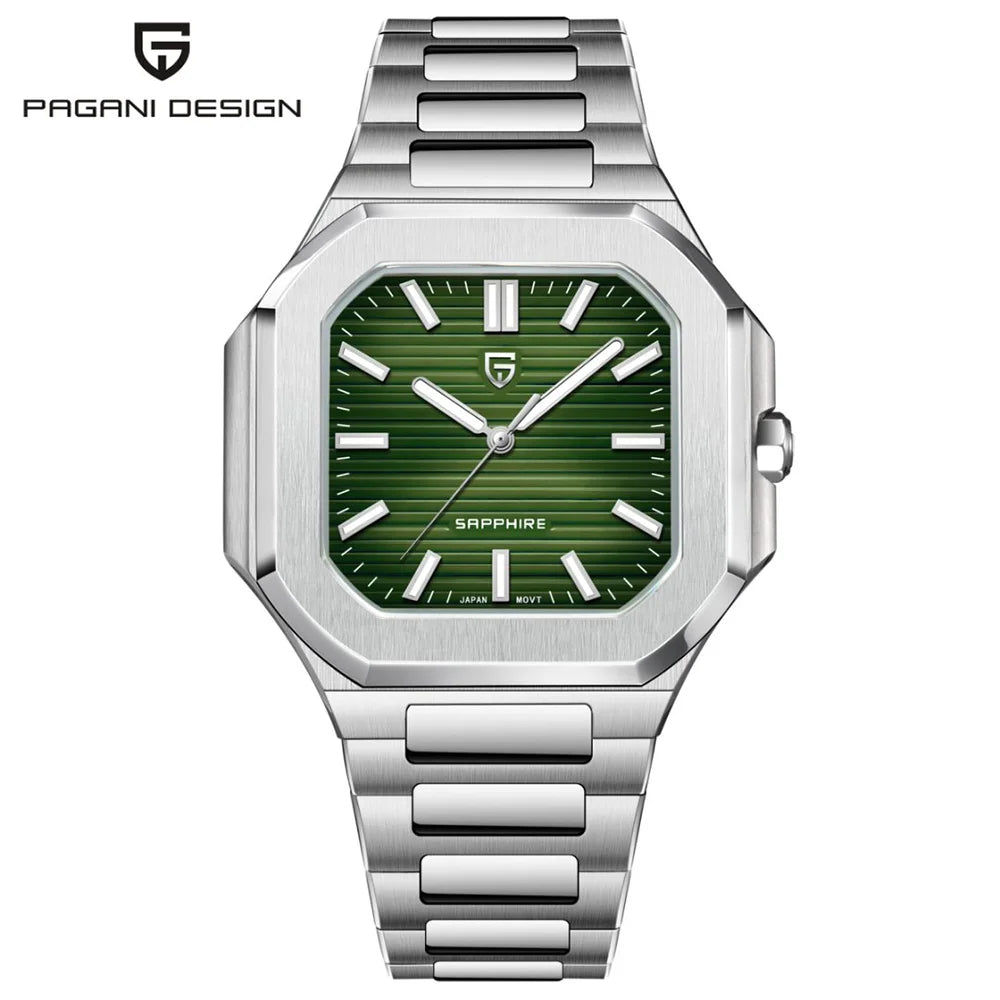2025 New PAGANI DESIGN Luxury Men Quartz Watches Top Brand Sapphire Glass AR Coated Watch 50M Waterproof Luminous Watch for Men