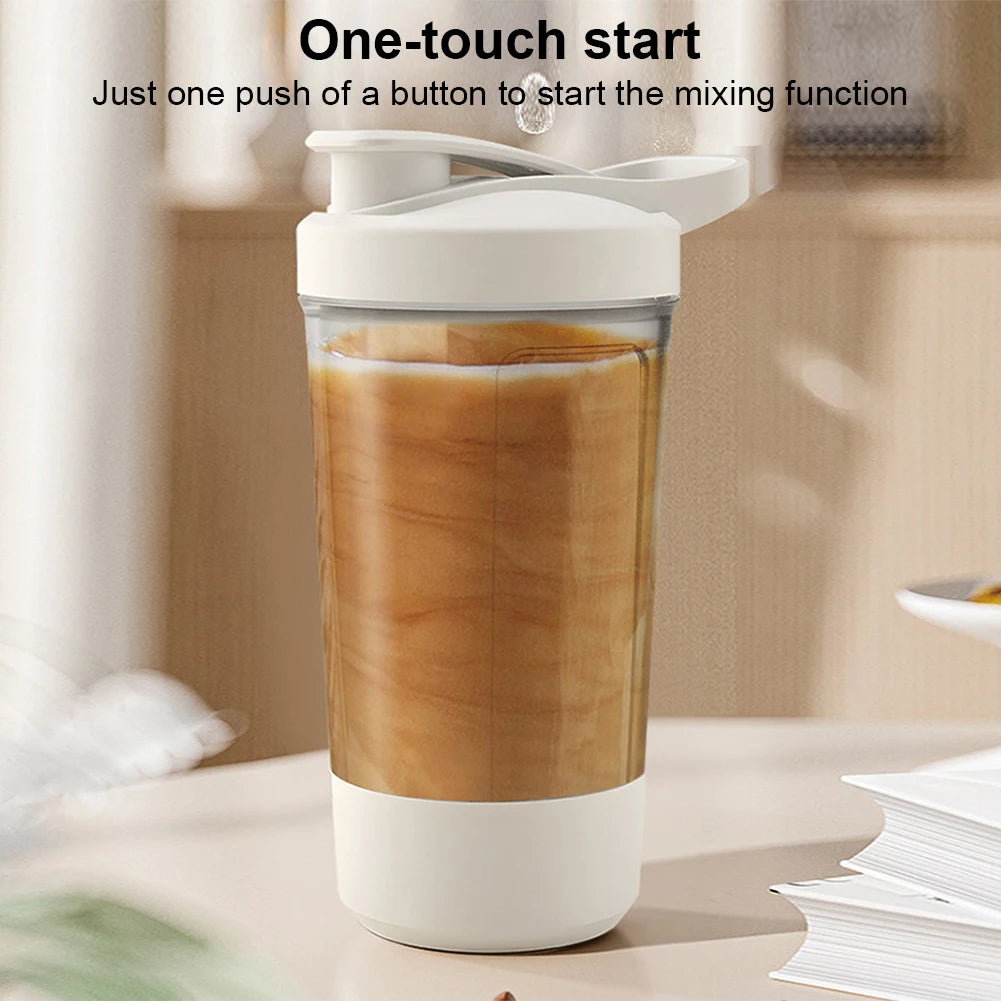 1 Piece 400ml Portable Charging Electric Stirring Shaker Cup | Automatic Self Mixing Cup | Sports Cup with Electric Stirring | Perfect for Gym