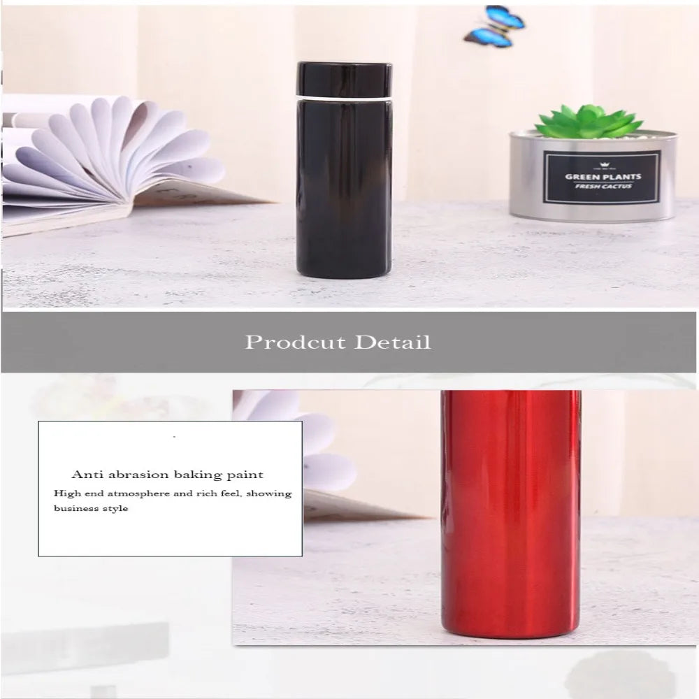 130ML Portable Pocket Thermos Bottle Stainless Steel Mini Thermal Water Bottle Insulated Flask Cup Outdoor Camping Drinkware